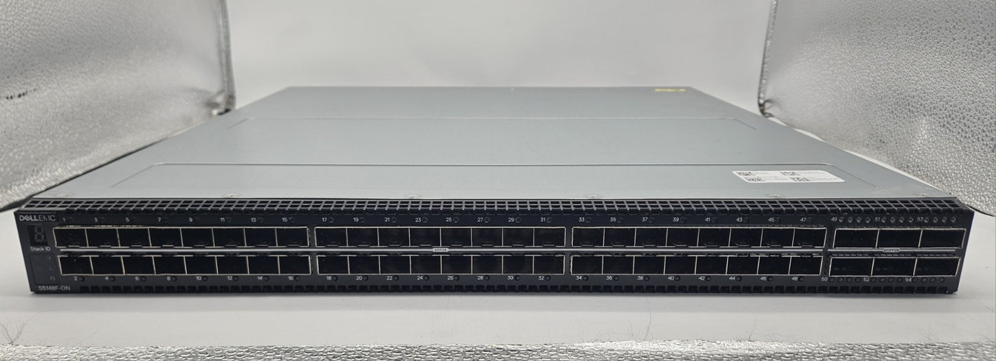 DELL EMC S5148F 48-Port 25G SFP & 6-Port QSFP Network Switch Blue S5148F-ON OS101