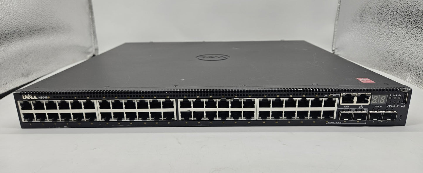 Dell Networking 48-Port PoE GbE & 4-Port SFP Network Switch N3048P1