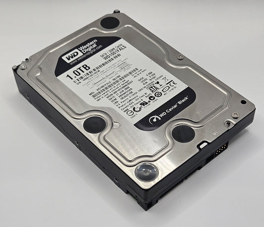 Western Digital Caviar Black 1TB 7200RPM SATA 3Gbps 3.5" Hard Drive WD1001FALS0