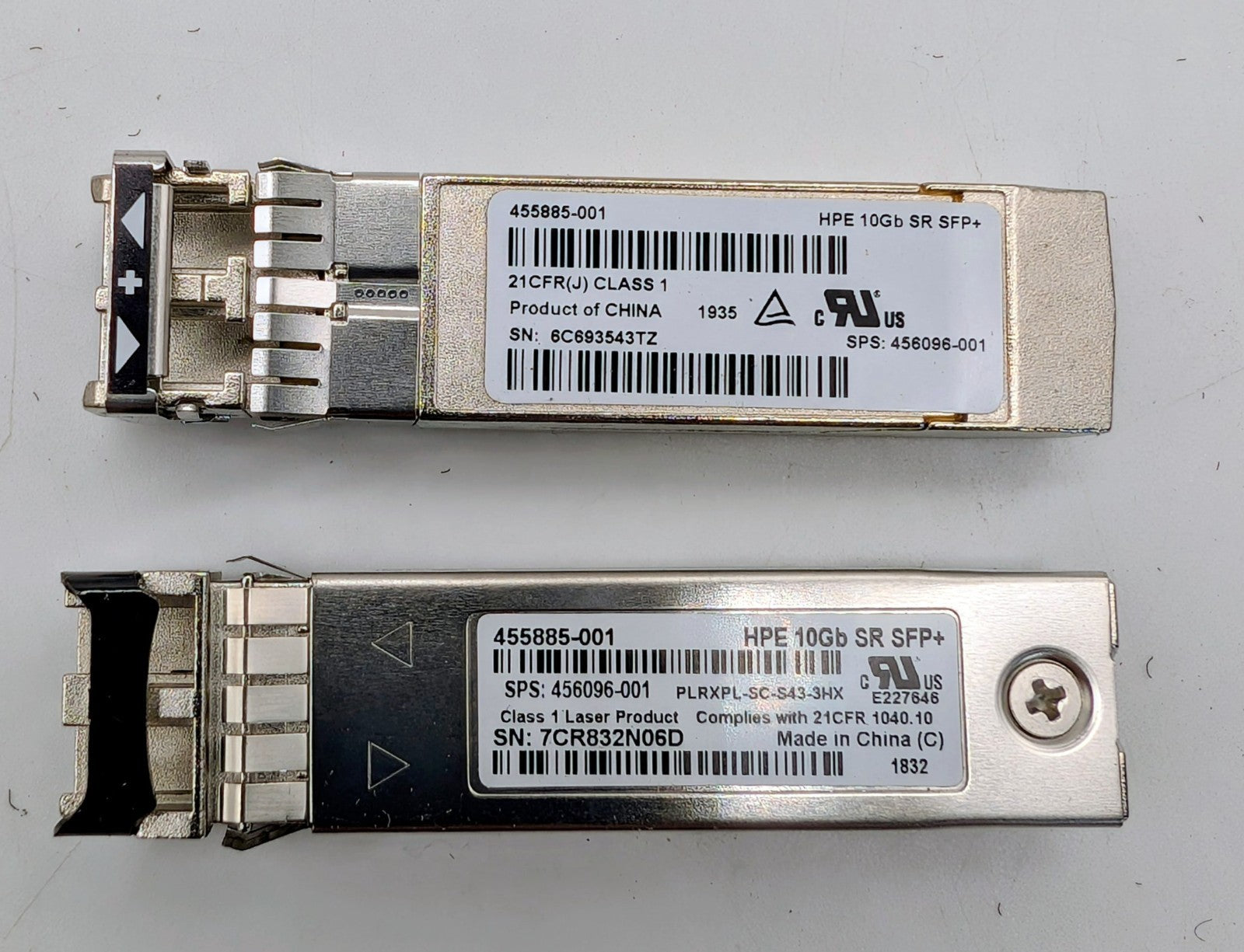 Lot of 100 455885-001 Genuine HPE HP 455885-001 BLC 10gb Sr Sfp+ Opt  456096-0011