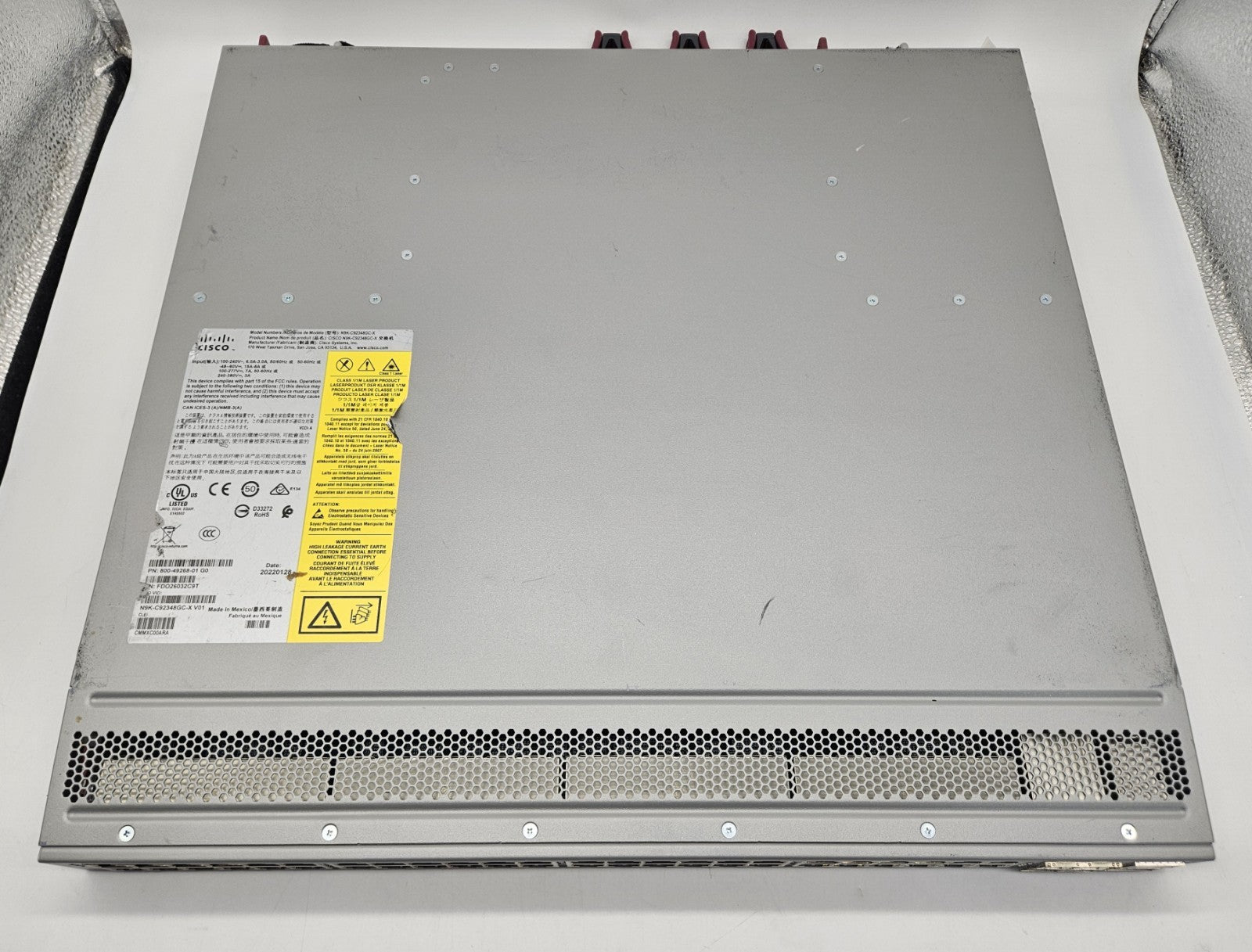 Cisco Nexus 9200 48-Port GbE & 4-Port SFP28 & 2-Port QSFP Switch N9K-C92348GC-X2