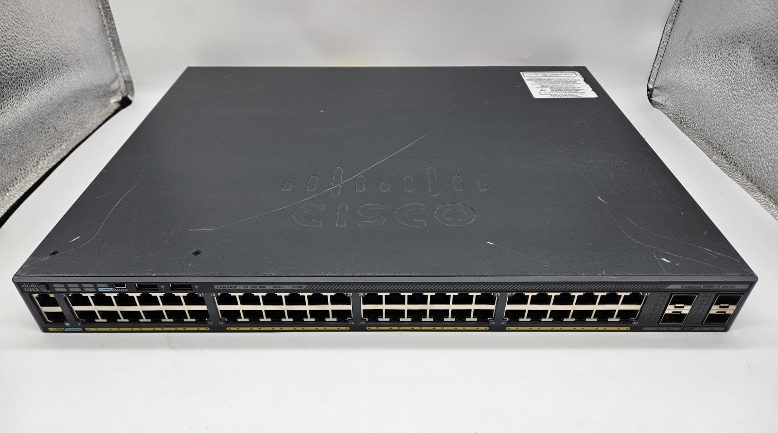 Cisco Catalyst 2960X 48-Port GbE PoE & 4-SFP Network Switch WS-C2960X-48LPS-L0