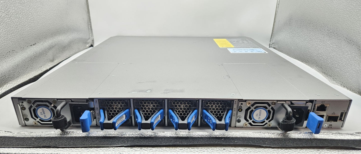 Cisco Nexus 48-Port 10/25GB SFP+ & 6-QSFP+ Network Switch (Blue)N9K-C93180YC-EX3