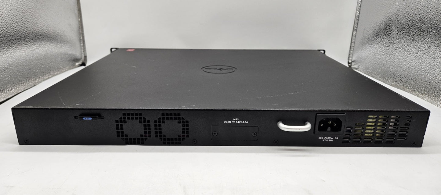 Dell 24-Port PoE+ Gigabit Ethernet 4-Port 10Gb SFP Layer 2 Network Switch N1524P3