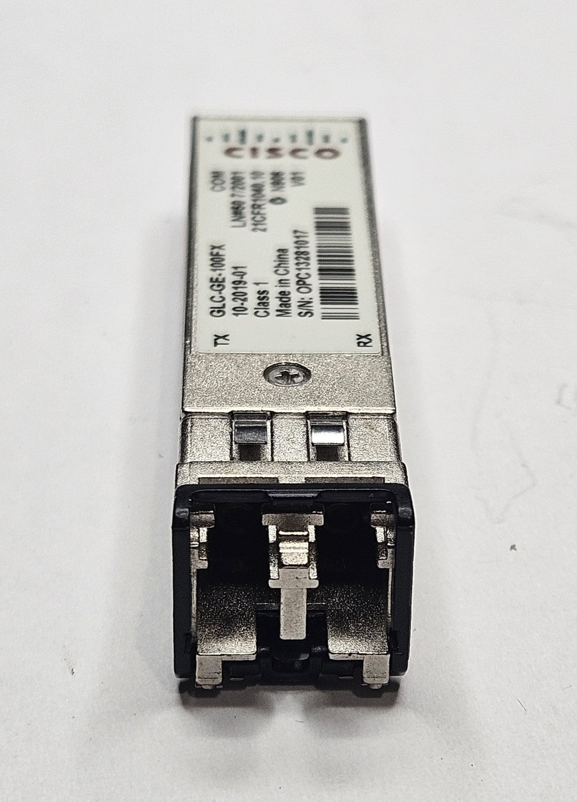 LOT OF 2 Cisco 100Base-FX MMF 2km 1310nm Duplex LC SFP Transceiver GLC-GE-100FX3