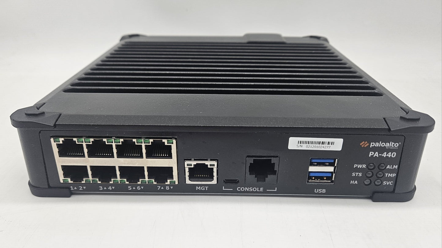 Palo Alto 8-Port Gigabit Ethernet Security Appliance w/ Power Adapter PA-4402