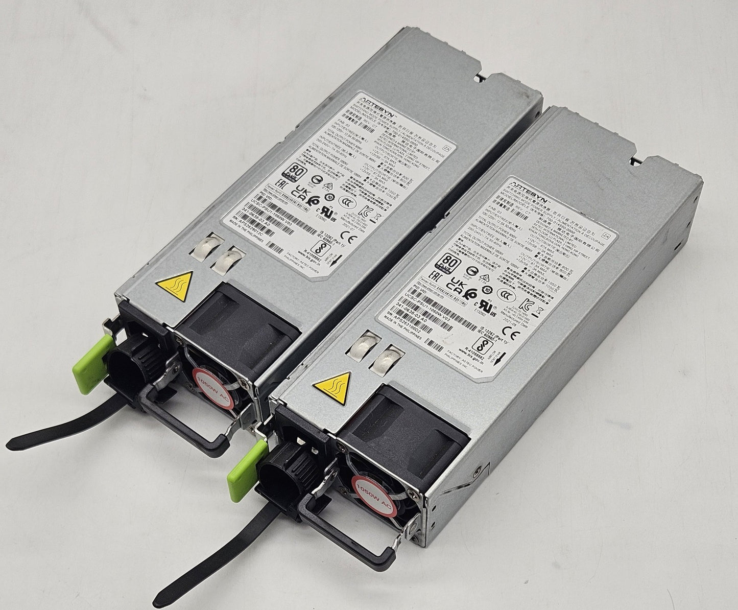 LOT OF 2 Cisco 1050W Power Supply for UCS C220 M5,C240 M5,C3260 UCSC-PSU1-1050W0