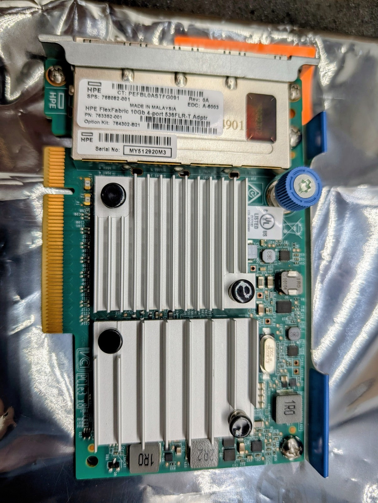 New HPE 768082-001 4-Port Flexfabric 536Flr-T Pci Express 3.0 x8 Network Adapter2