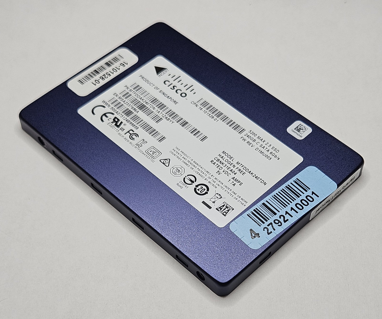 Micron 240GB TLC SATA 6Gbps Mixed Use 2.5" SSD MTFDDAK240TDN0