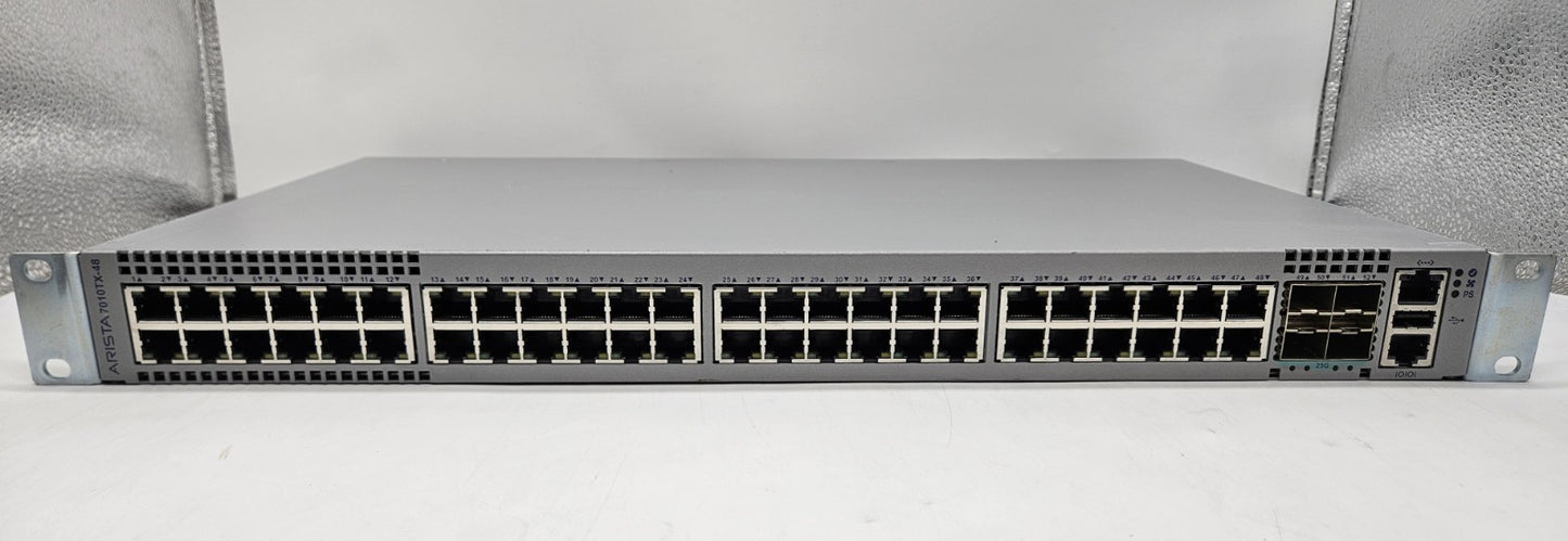 Arista 7010TX 48-Port 10GB Ethernet & 4-Port 25GB SFP Network Switch 7010TX-481