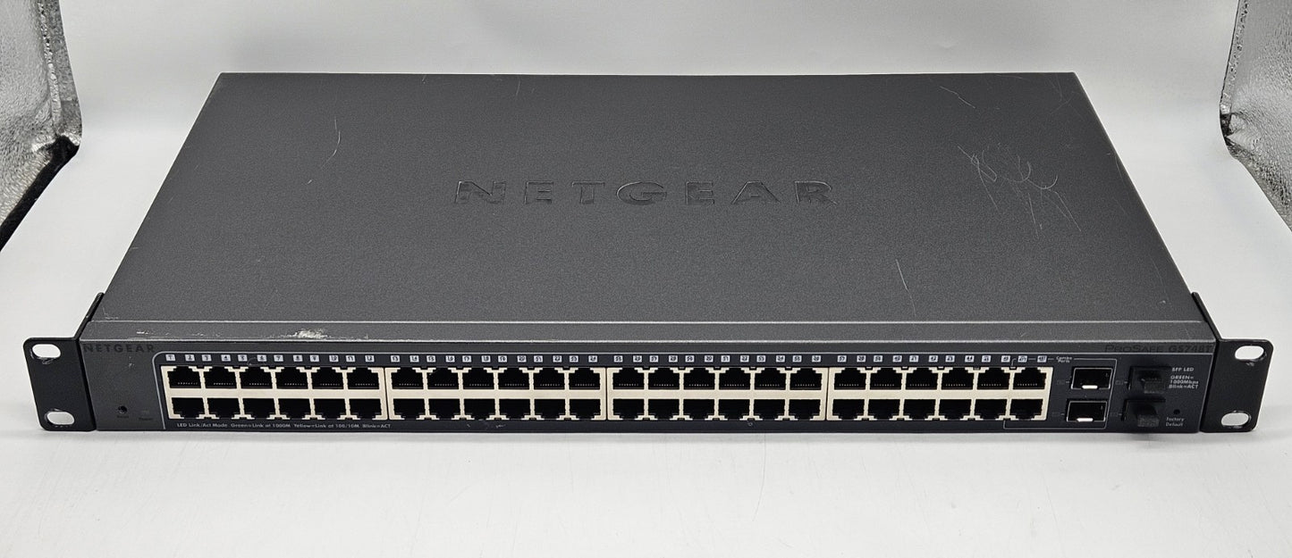 Netgear ProSafe GS748T 48-Port GbE & 4-Port SFP Network Switch GS748T V4H10