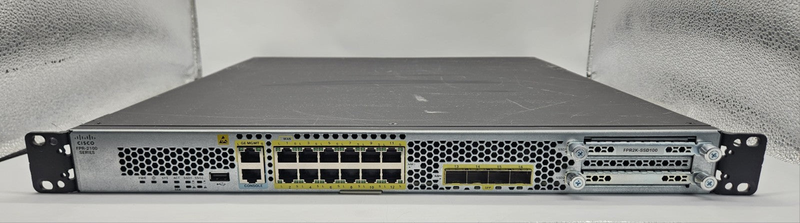 Cisco FirePower 2120 16-Port Security Appliance w/100G SSD FPR-2120 *READ1