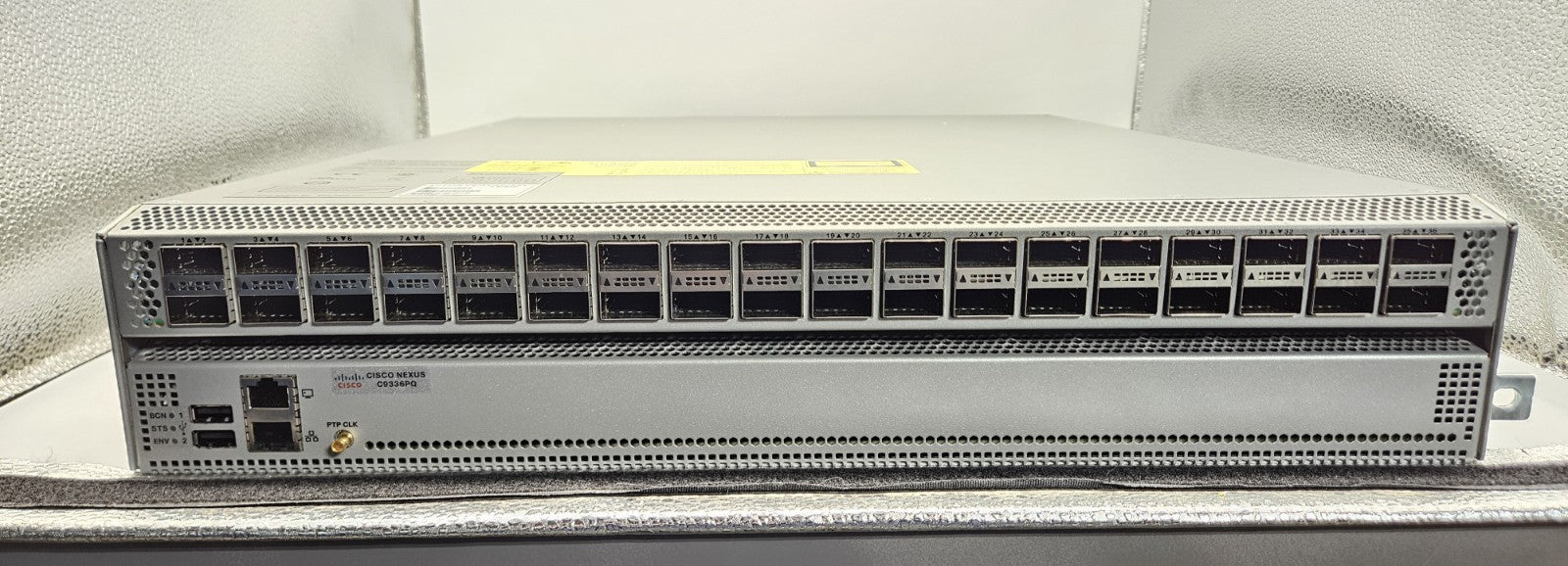 Cisco Nexus 9300 36-Port 40-Gbps QSFP+ ACI Spine Switch w/ 2x PSU N9K-C9336PQ1