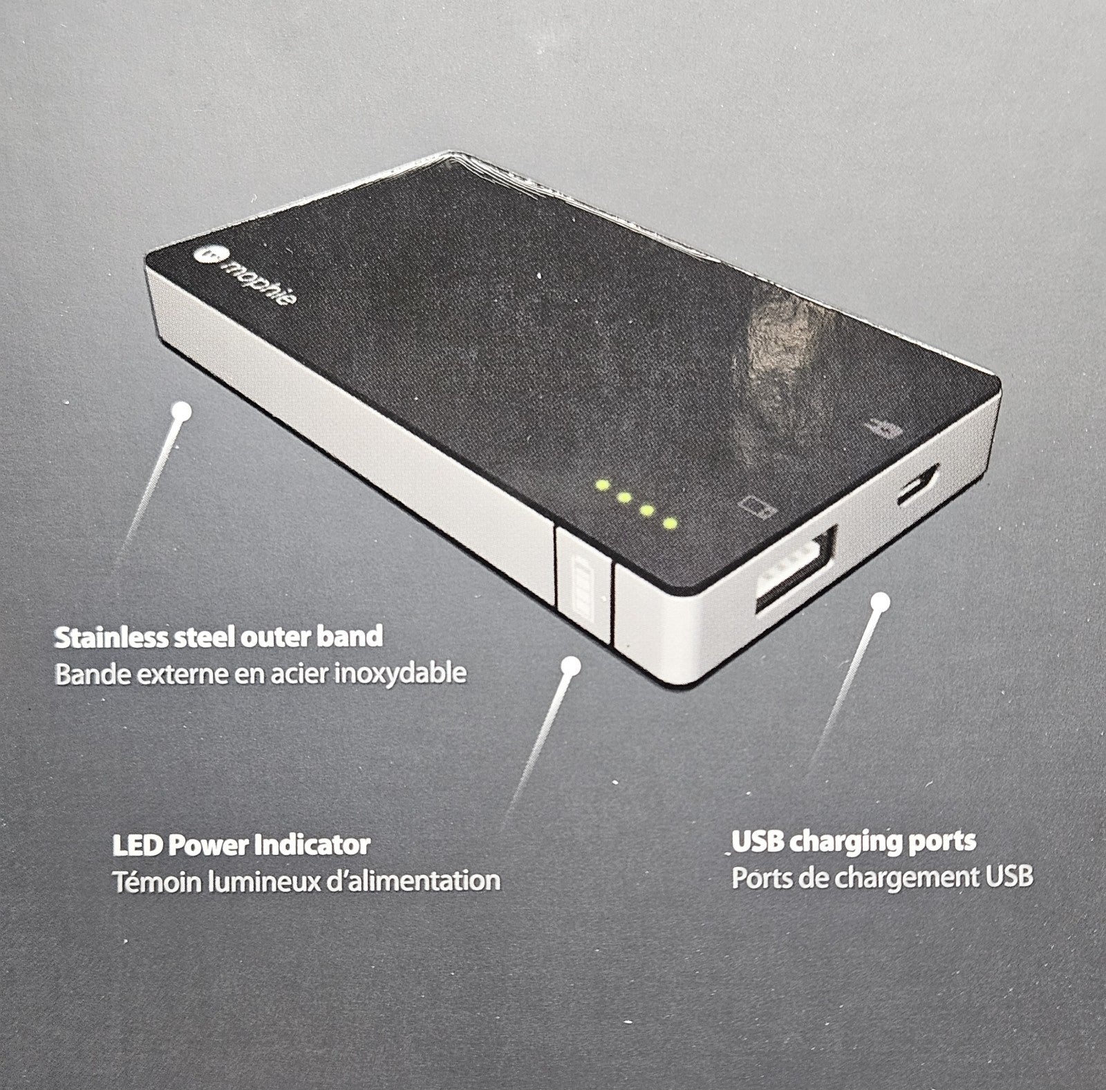 LOT OF 6 Mophie Juice Pack Powerstation 2.1 Amp (4000 mAh) Black JPU-PWRSTION-G2