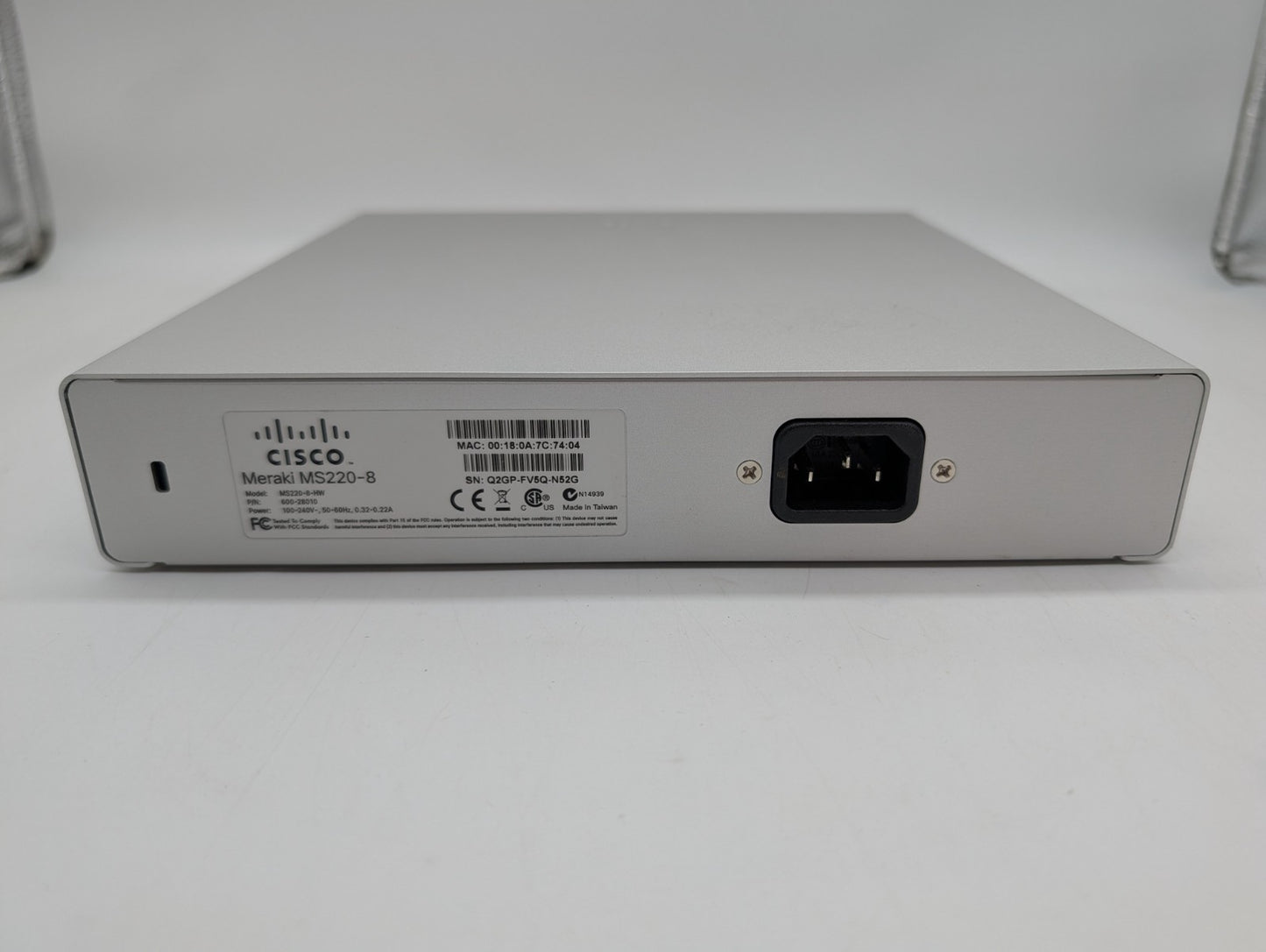 Cisco Meraki MS220-8 Ethernet 8 Port Cloud Mnaged Unclaimed Switch Original Box2