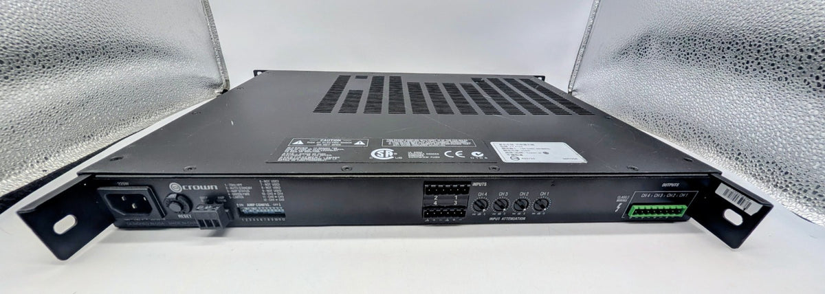 Crown Audio CT4150 4-Channel 125W/Channel at 8 Ohms Rackmount Power Amplifier 1