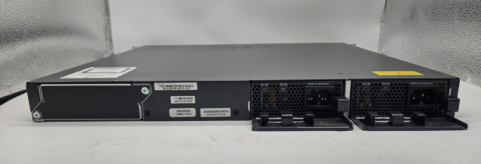 Cisco Catalyst 2960-XR 48-Port PoE+ GbE & 2-SFP+ Switch 2xPSU WS-C2960XR-48LPD-I3