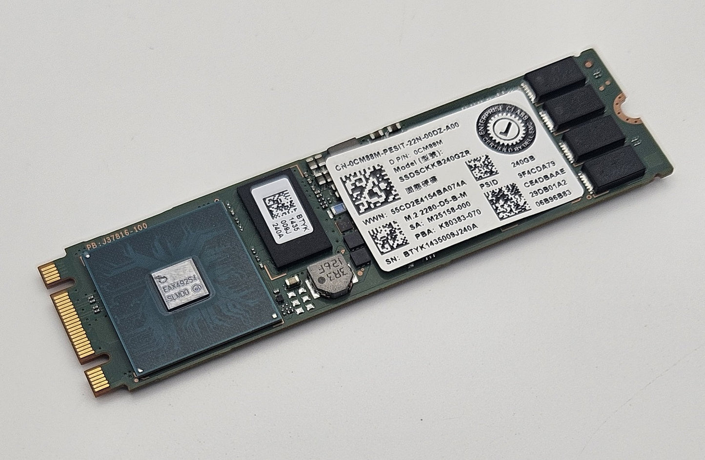 Intel D3 S4520 240GB TLC SATA 6Gbps M.2 2280 SSD 100% SSDSCKKB240GZ0