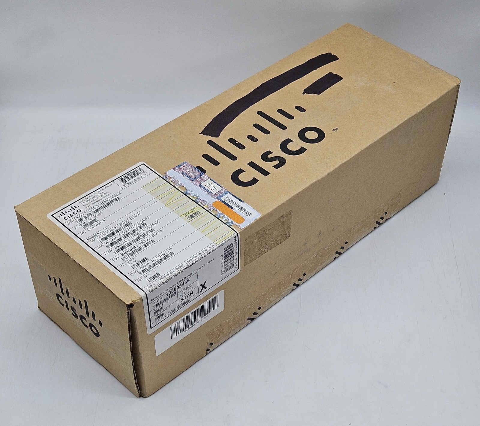 NEW Cisco 350W Power Supply for Catalyst 3850 Series Switches PWR-C1-350WAC0