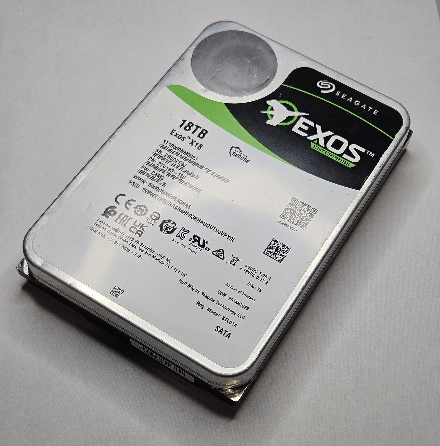 Seagate Exos X18 18TB 7.2K SATA 6Gb/s 3.5" Hard Drive 2 ST18000NM002J0
