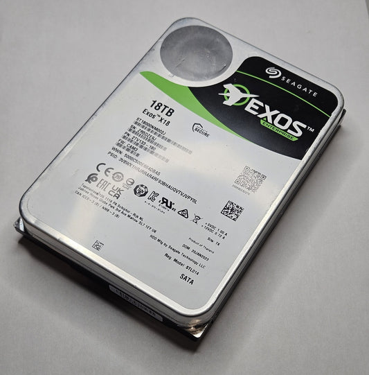 Seagate Exos X18 18TB 7.2K SATA 6Gb/s 3.5" Hard Drive 2 ST18000NM002J0
