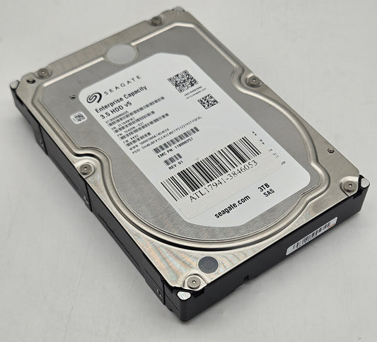 Seagate 3TB 7200RPM SAS 12Gbps 128MB Cache (512n) 3.5" Hard Drive ST3000NM00250