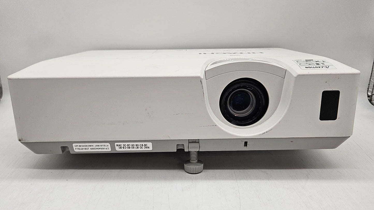 Hitachi WXGA 3LCD 4000Lumen Projector 2019 Hours (Slight Green Tint) CP-WX4042WN1