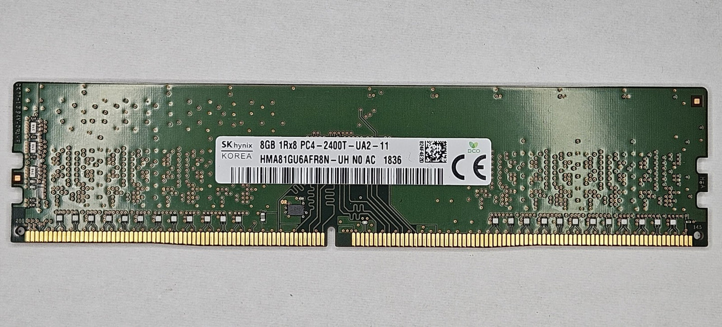 Hynix 8GB PC4-19200 DDR4-2400MHz 288-Pin Desktop Memory RAM HMA81GU6AFR8N-UH0