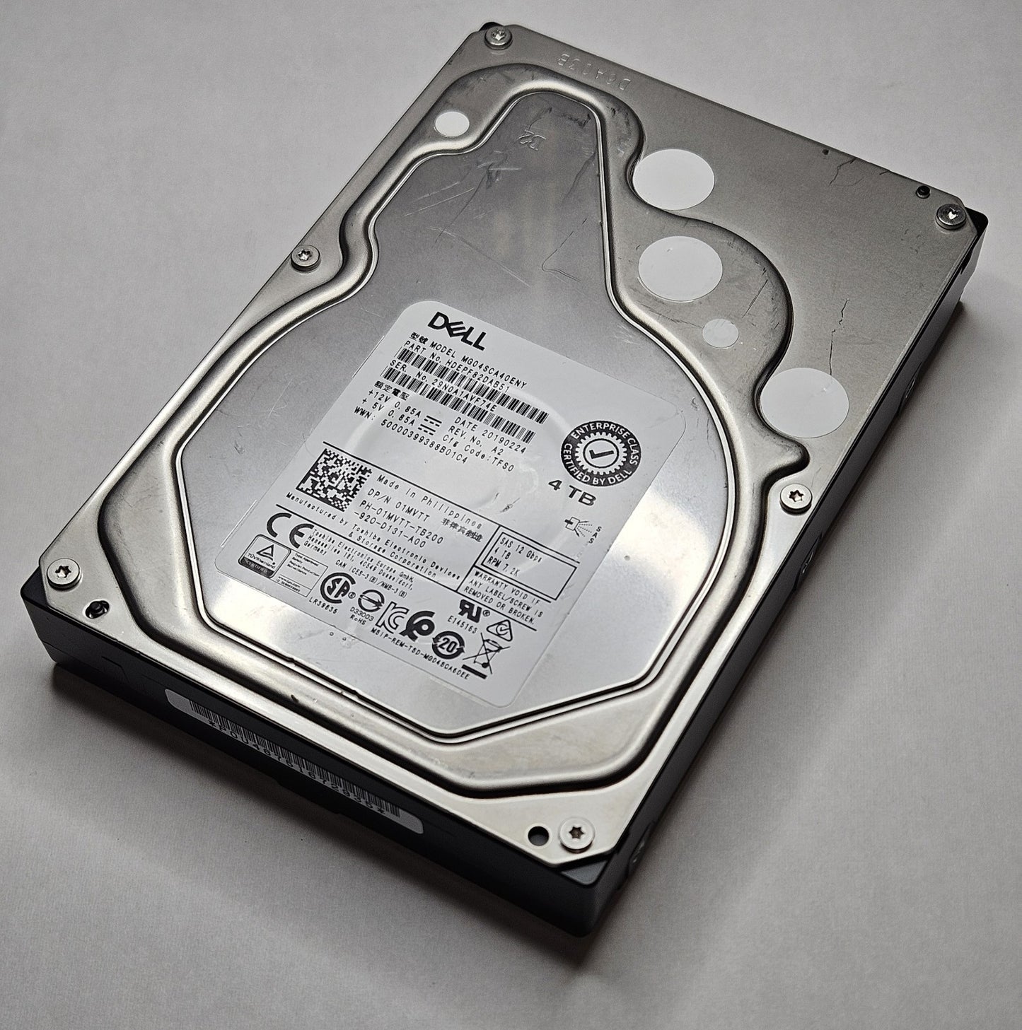 Hitachi 4TB 7200RPM SAS 12Gbps 128MB (512n / SIE) 3.5" Hard Drive HDEPF82DAB510