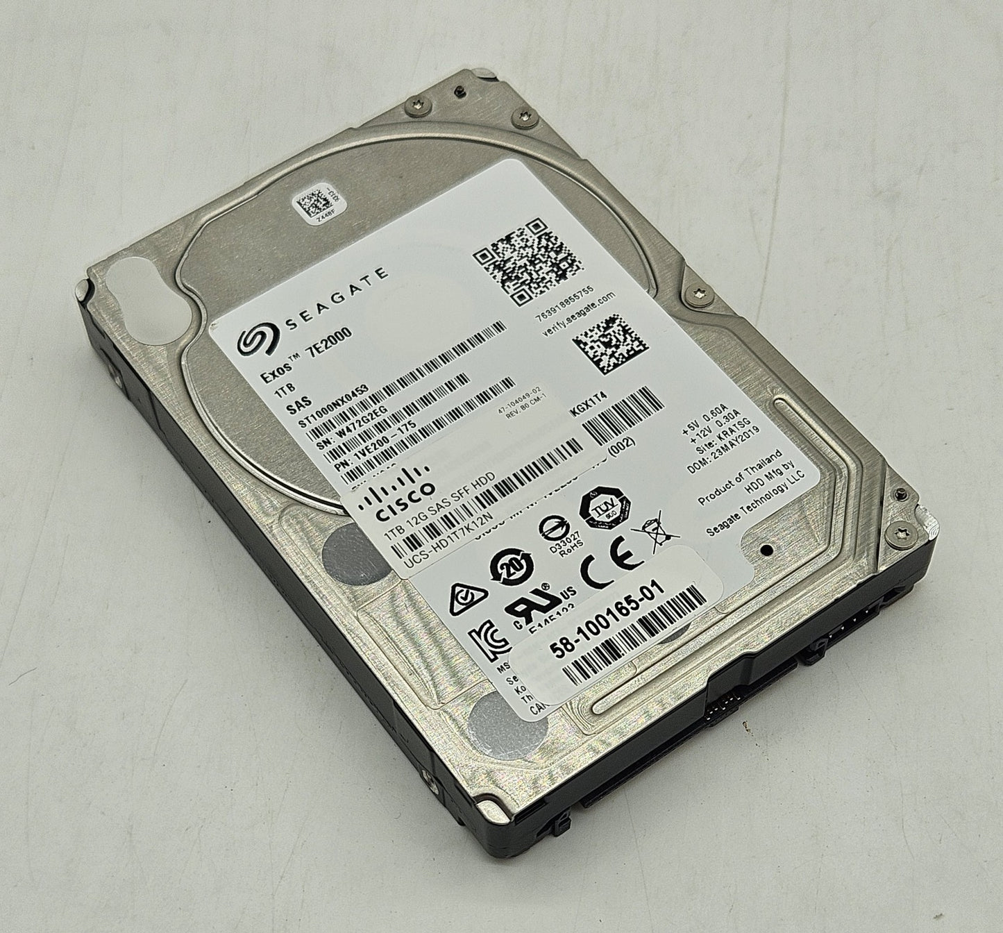 Seagate 1TB 7200RPM SAS 12Gbps 128MB Cache (512n) 2.5" Hard Drive ST1000NX04530