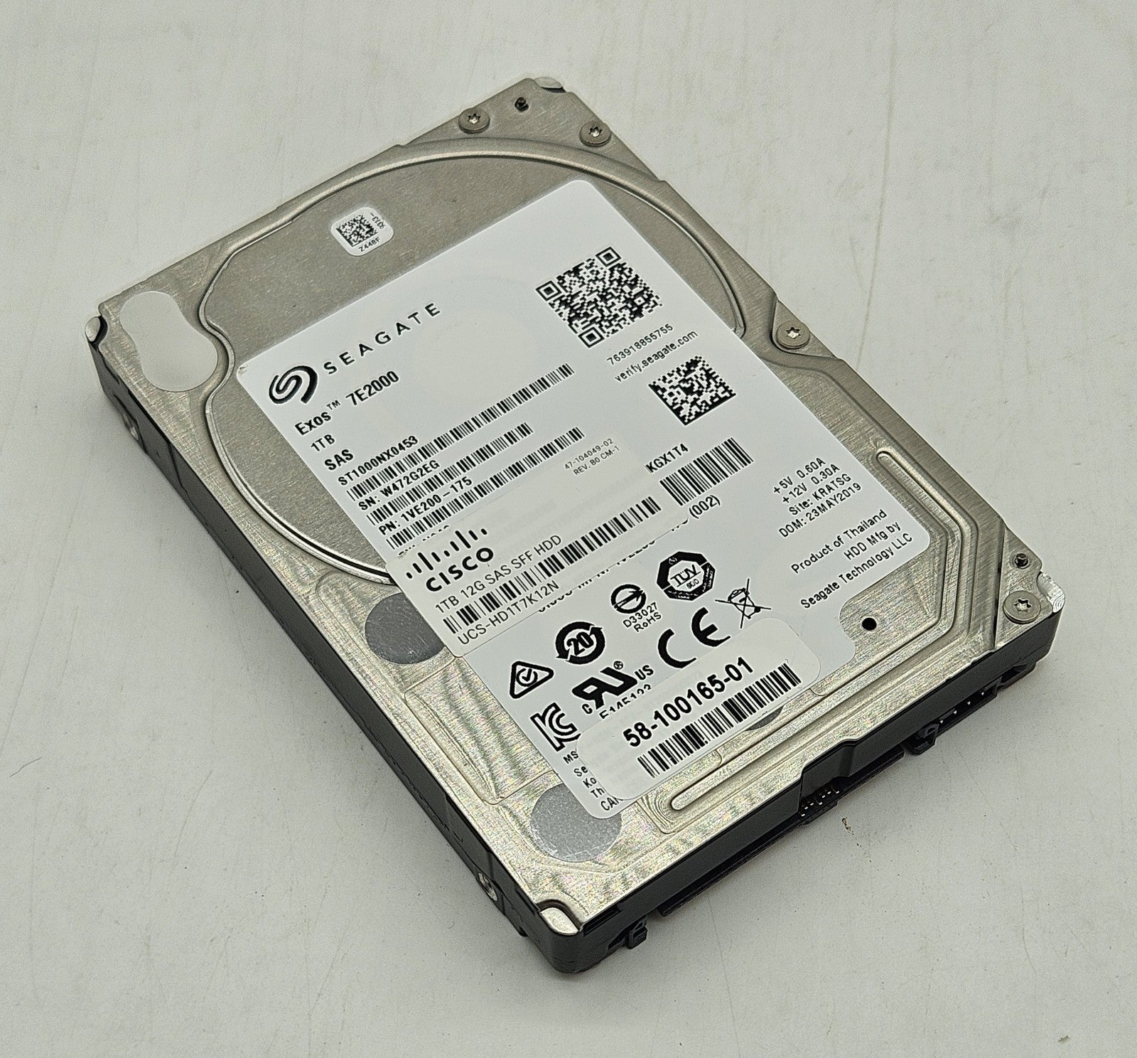 Seagate 1TB 7200RPM SAS 12Gbps 128MB Cache (512n) 2.5" Hard Drive ST1000NX04530