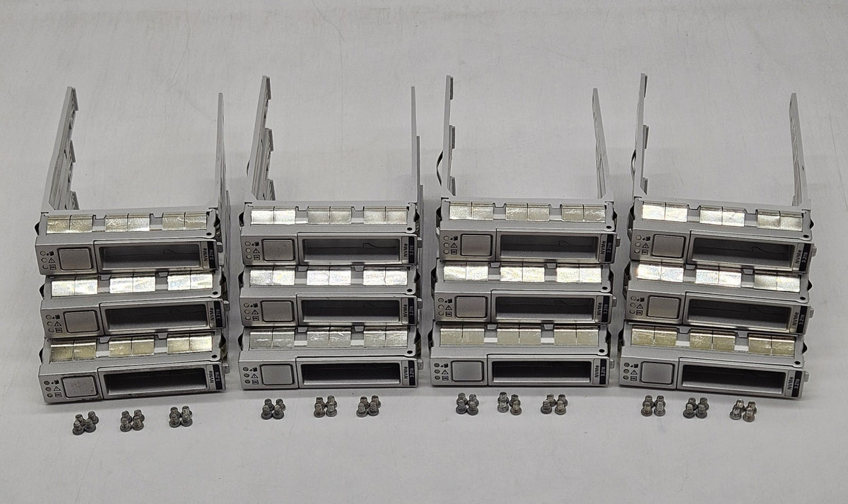 LOT OF 12 Sun Hard Drive Tray Caddy 2.5" HDD/SSD w/ Screws0
