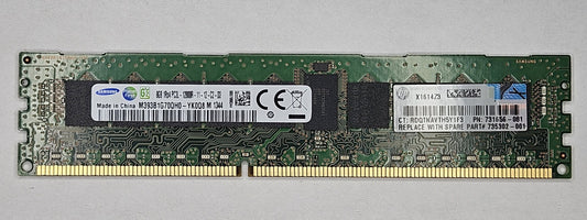 Samsung 8GB PC3-12800 DDR3-1600MHz ECC REG 240-Pin Server RAM M393B1G70QH0-YK00