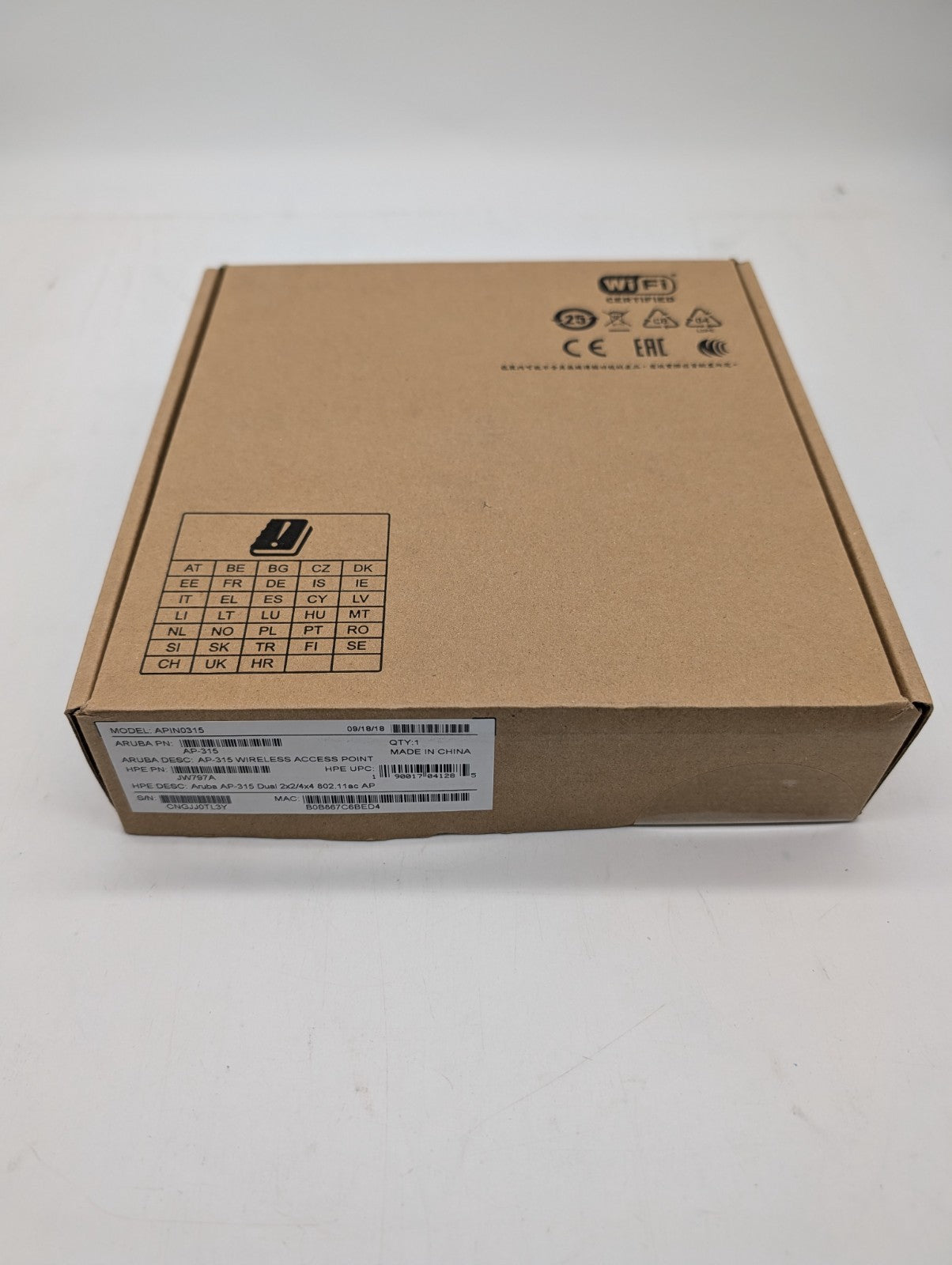 Aruba Networks APIN0315 AP-315 IAP-315(RW) Instant WiFi AP Wireless Access Point0