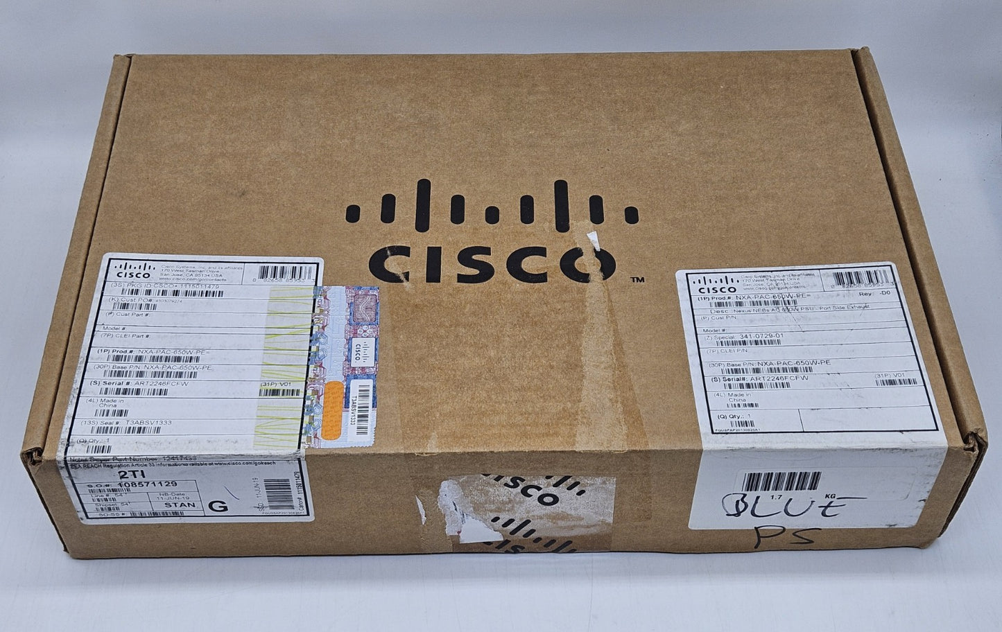 Cisco 650W Power Supply Nexus 3000/9000 Switches (Port Exhaust) NXA-PAC-650W-PE1