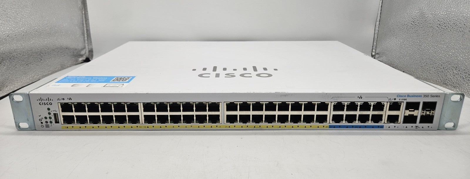 Cisco Business 48-Port GbE PoE+ 8x-5G & 4-SFP+ Network Switch CBS350-48NGP-4X1