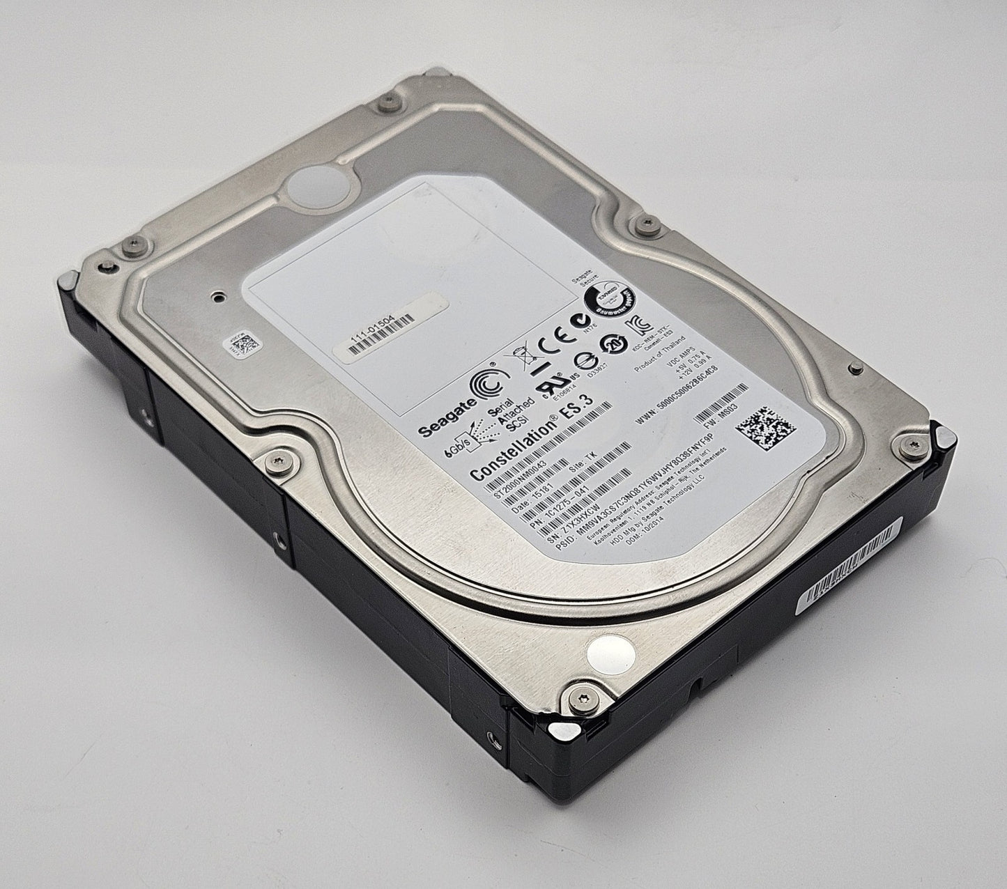 Seagate Constellation ES.3 2TB 7200RPM SAS 6Gbps 128MB Hard Drive ST2000NM00430