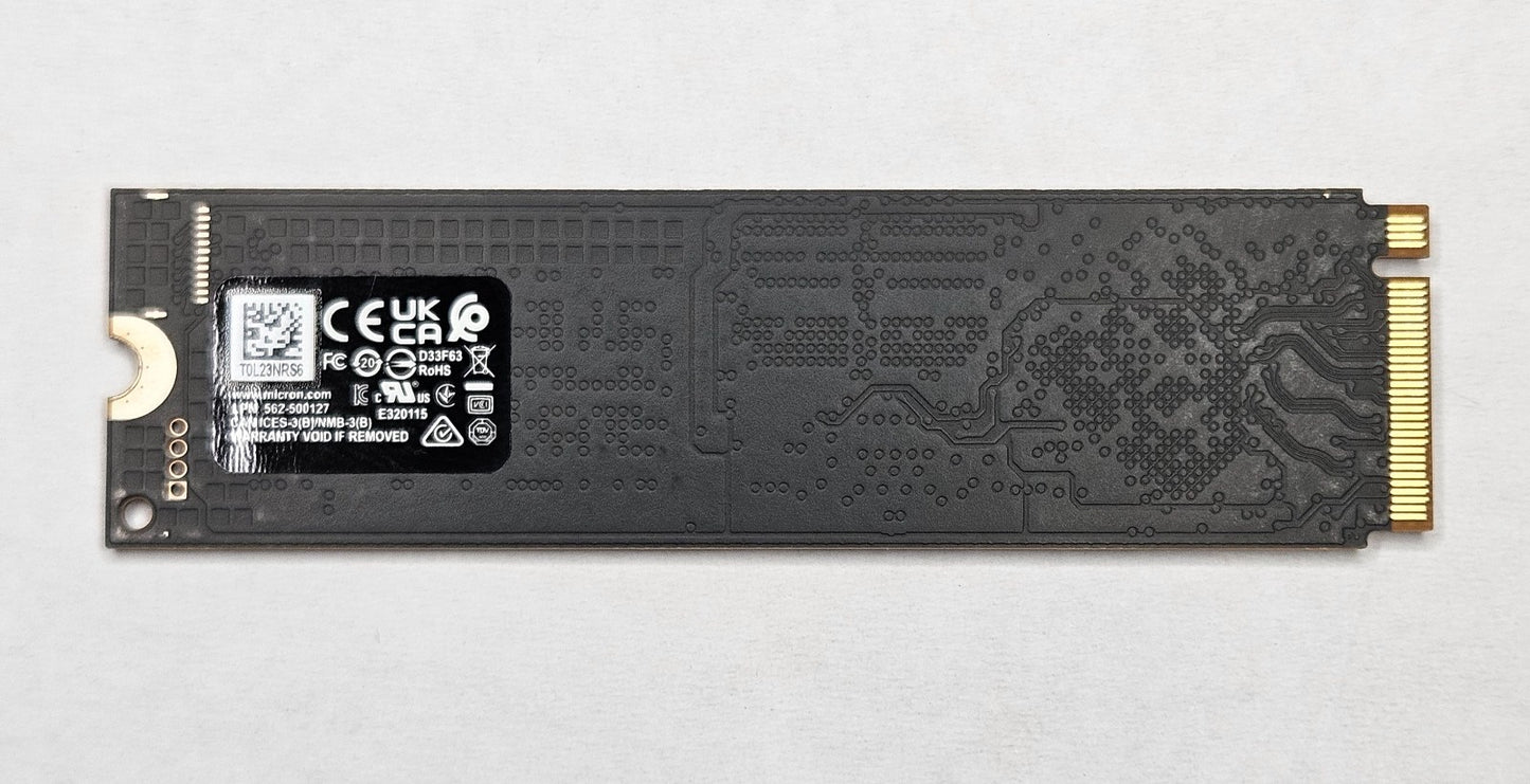 Micron 3500 1TB TLC PCI Express 4.0 x4 NVMe M.2 2280 SSD MTFDKBA1T0TGD1