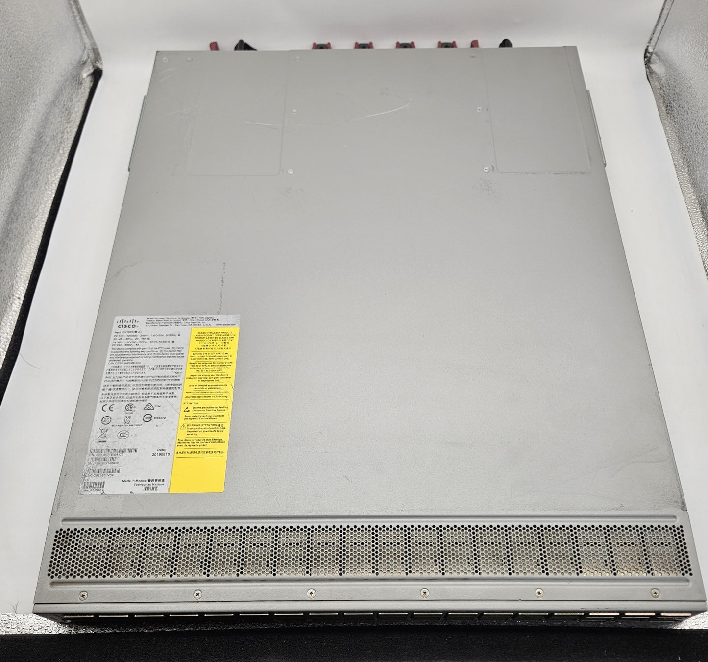 Cisco Nexus 9266C 36-Port 100GB QSFP28 Network Switch w/2x PSU(Red) N9K-C9236C2
