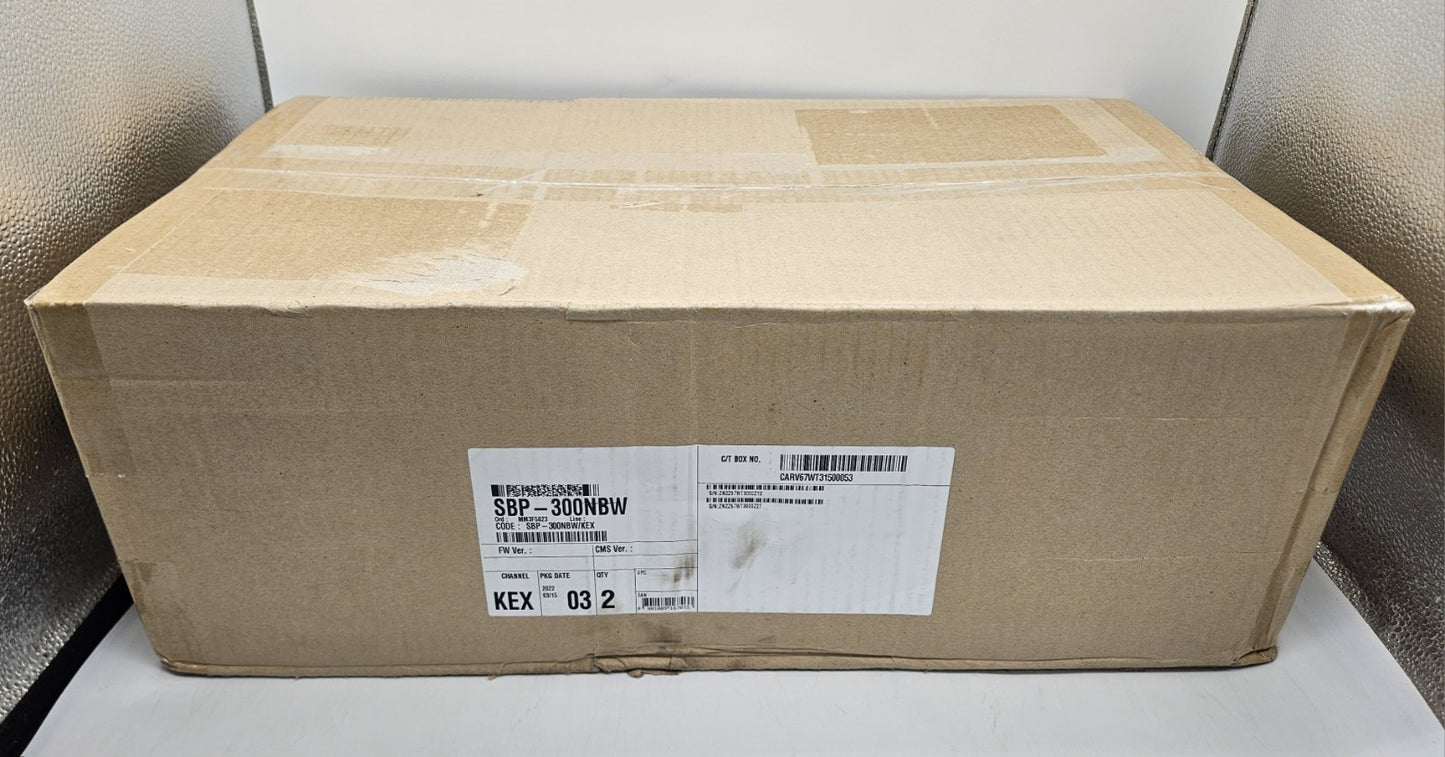 LOT OF 2 Hanwha WiseNet Installation box (White) IP66 SBP-300NBW0