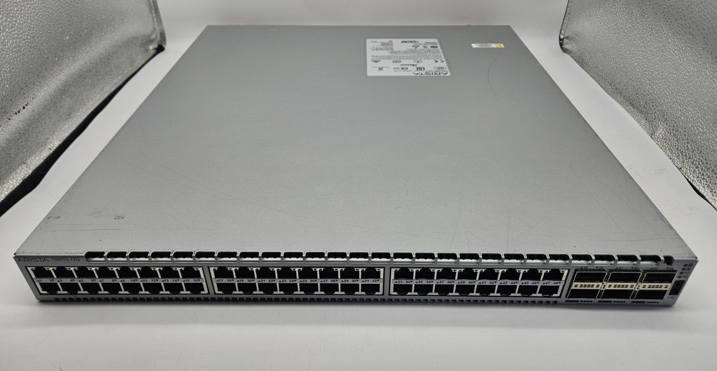 Arista 7050TX 48-Port 10GbE 6-QSFP+ Network Switch w/2x PSU(RED) DCS-7050TX-72Q0