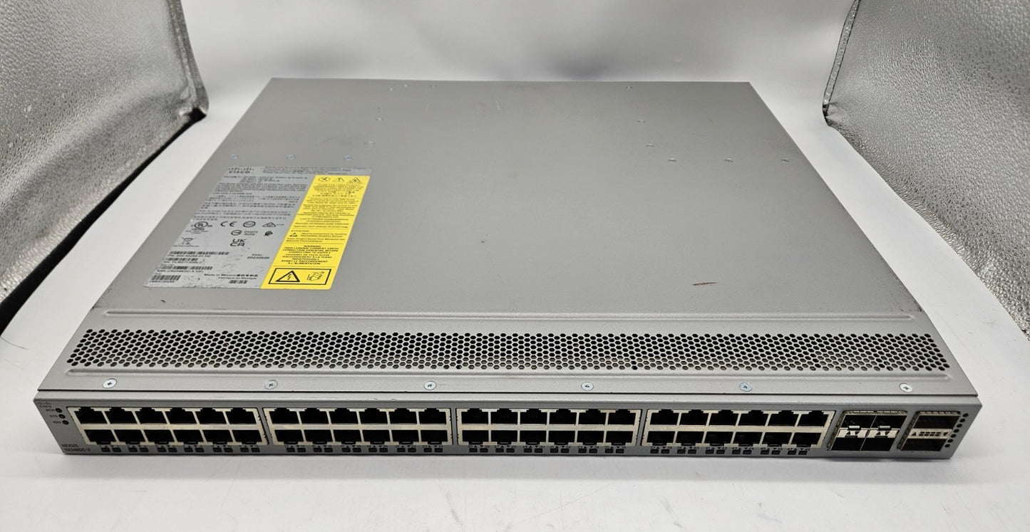 Cisco Nexus 9200 48-Port GbE & 4-Port SFP28 & 2-Port QSFP Switch N9K-C92348GC-X0