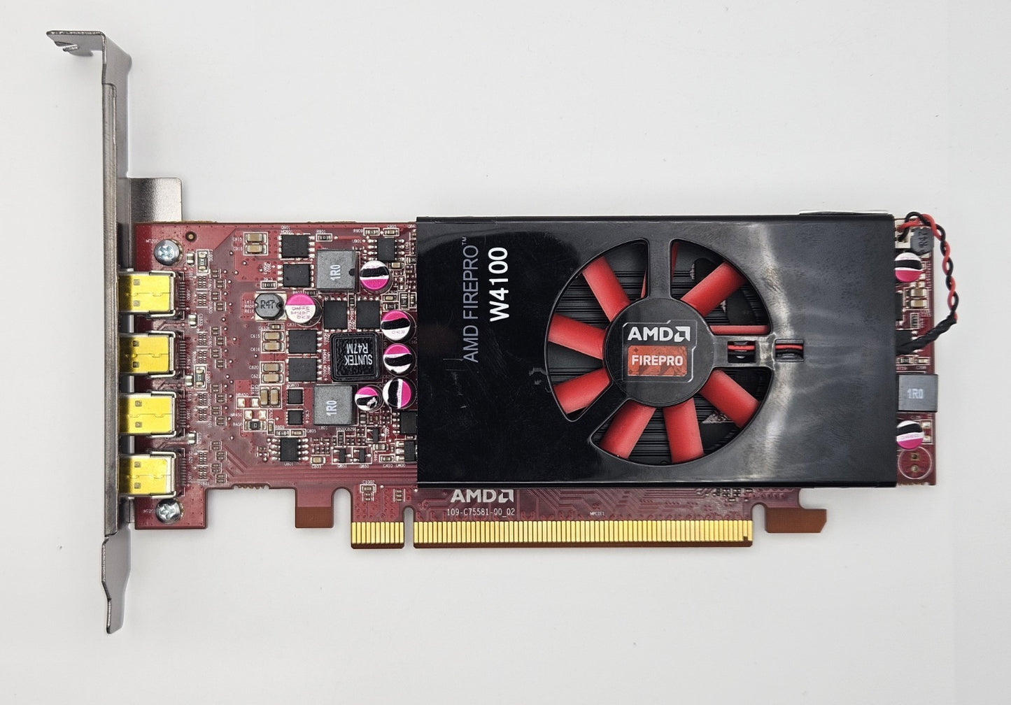 AMD FirePro W4100 2GB GDDR5 PCI-E 3.0 x16 Video Graphics Card (High Profile)2