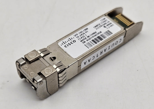 Genuine Cisco 10Gbps MMF 220m 1310nm Duplex LC SFP+ Transceiver SFP-10G-LRM0