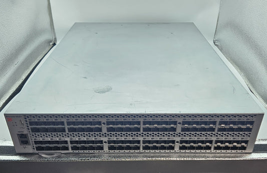 Brocade DS-6520 96-Port Active 16Gb SFP FC Network Switch w/Lic NA-6520-48-8G-R0