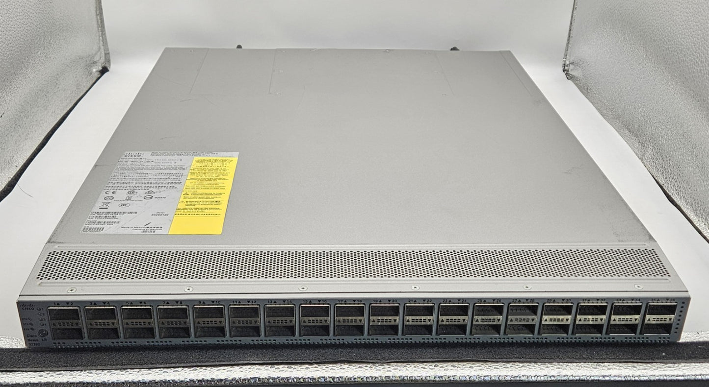 Cisco Nexus 9266C 36-Port 100GB QSFP28 Network Switch w/2x PSU(Blue) N9K-C9236C0