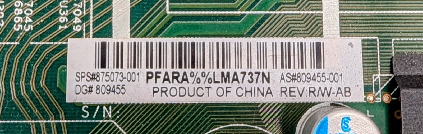 HP DL380 G10 875073-001 - HPE Xeon Scalable FCLGA3647  W/ Heatsinks **NO CPU's**2