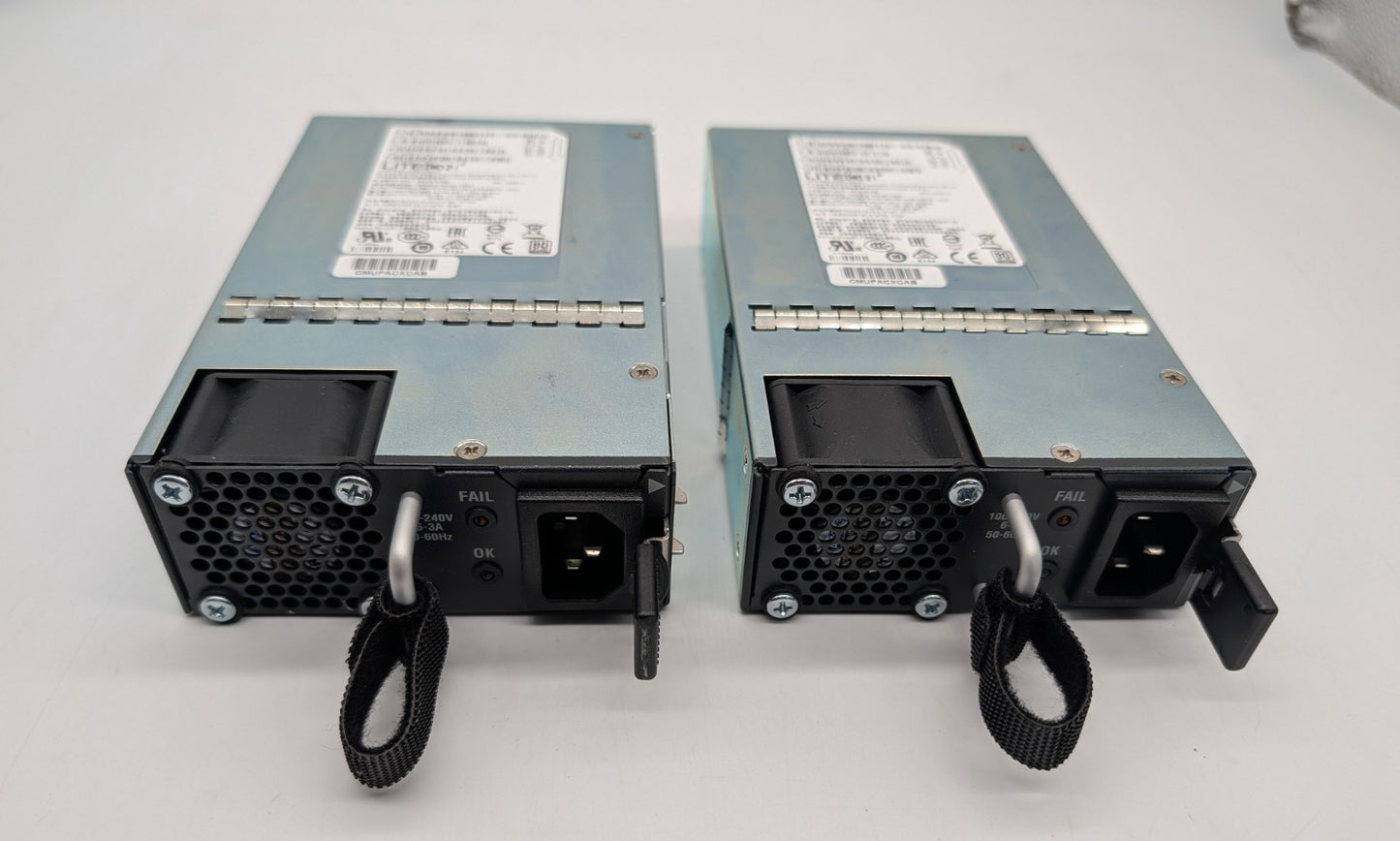 LOT OF 2 Cisco 400w ASR1001-X AC Power Supplies  ASR1001-X-PWR-AC 341-0608-010