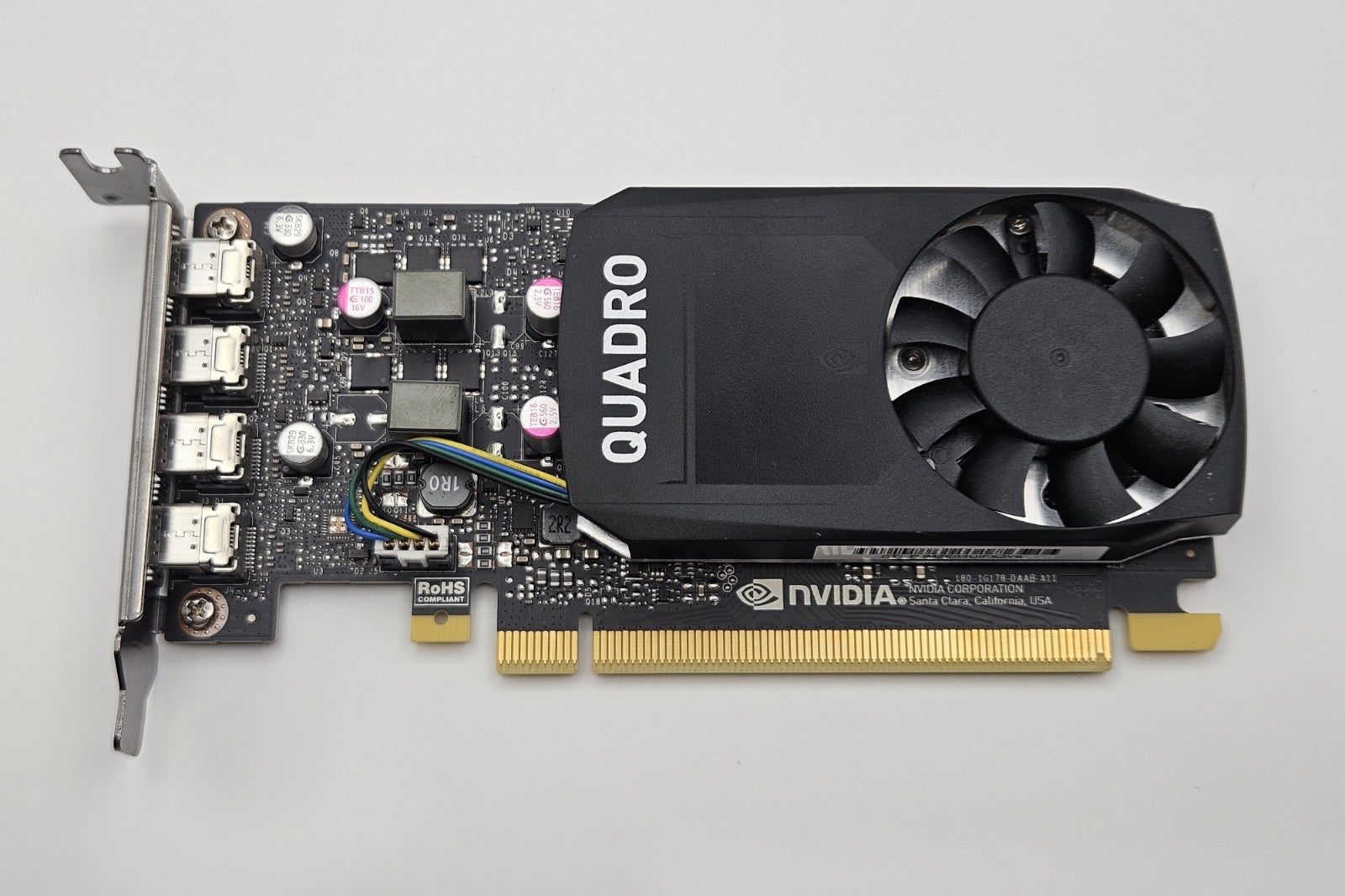 Nvidia Quadro P620 2GB GDDR5 PCI-E 3.0 x16 Video Graphics Card (Low Profile)2