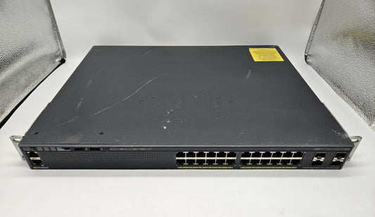 Cisco Catalyst 2960X 24-Port PoE+ GbE 4-Port SFP Network Switch WS-C2960X-24PS-L0